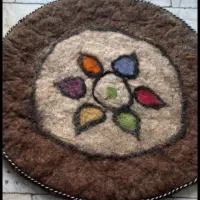 نمد دستبافت در چن سایز