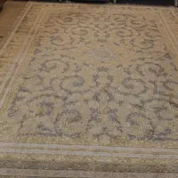 فرش دستبافت گونه گل ابریشم درحدنو