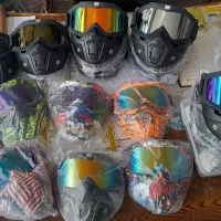 عینک دوچرخه  فیس ماسک موتور و دوچرخه|دوچرخه، اسکیت، اسکوتر|مشهد, یوسفیه (شهرک غرب)|دیوار