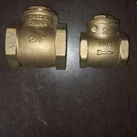 شیر یکطرفه برنجی