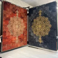 فرش لاکی کاشان درطرح رنگ های مختلف|فرش|شیراز, ریشمک|دیوار