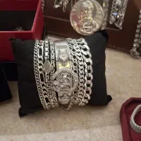 زنجیر گردنبند پلاک آویز نیم ست اگشتر حلقه شمایل