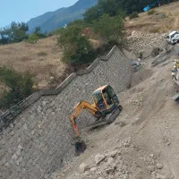 اجاره مینی بیل زنجیری باپیکور|خودرو سنگین|رشت, منظریه|دیوار