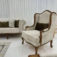 مبلمان منبتی زمرد لگنی مبل ابزاری فرانسوی اقساطی|مبلمان خانگی و میز عسلی|مشهد, گرجی علیا|دیوار