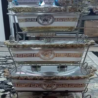 با سلام تعداد 3عدد سوفله خوری و ظرف اشپزخانه