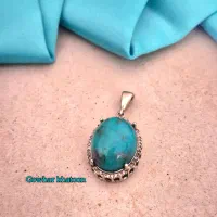 فیروزه ی نیشابوری(آویز/دستبند/نقره)