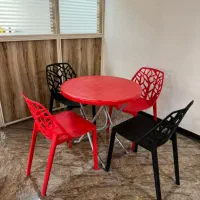 میز و صندلی ناهارخوری شاخ و برگی/تاشو شرکتی sh0008