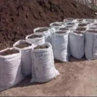 کود حیوانی سوخته کیسه ای خاک باغچه