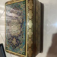 جعبه خاتم کاری اصفهان مناسب هدیه و جواهر|صنایع دستی و سایر لوازم تزئینی|تهران, شمس‌آباد|دیوار