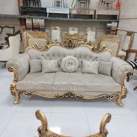 مبل استیل کلاسیک۷نفره مدل افسون چوب راش درحدنونو|مبلمان خانگی و میز عسلی|رشت, آزادگان|دیوار