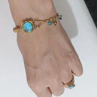 دستبند و انگشتر طلا|جواهرات|قم, ارم|دیوار