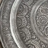 سینی قلم زنی قدیمی|کلکسیون اشیاء عتیقه|گلپایگان, |دیوار