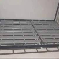 سرویس خواب دونفره فرفورژه در حد نو|تخت و سرویس خواب|کرمان, |دیوار