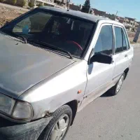 پراید مدل ۸۹ صبا رنگ نقره ای ۲گانه سی ان جی