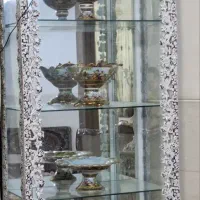 ویترین و آینه شمعدون