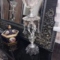 یک جفت شمعدان کریستال|آینه|قزوین, |دیوار