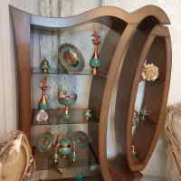 ویترین چوبی دست ساز|بوفه، ویترین، کنسول|اصفهان, دهنو|دیوار