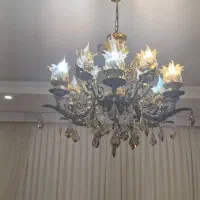 لوستر ۱۲ شعله|لوستر و چراغ آویز|فردیس, فردیس|دیوار