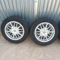 رینگ و لاستیک خرچنگی نو سایز 15|قطعات یدکی و لوازم جانبی|لنجان, |دیوار