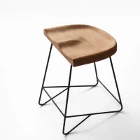 صندلی چوب و فلز اپن و کانتر