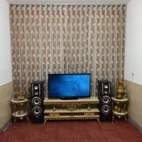 پرده پذیرایی سالم   عرض  پرده ۳متر و ارتفاع ۲/۸۰|پرده، رانر، رومیزی|قم, علی آباد سعدگان|دیوار