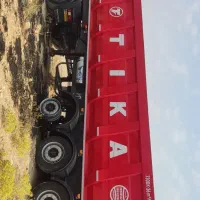 تریلی کمپرسی سه محور و کف