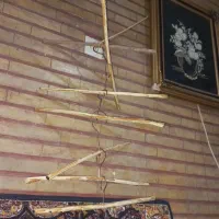 کاردستی چوب لباسی دست ساز|بندرخت و رختآویز|قزوین, |دیوار