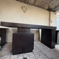 یک میز مدیریت و دو میز اداری|مبلمان اداری|قزوین, |دیوار