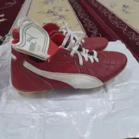 کفش فوتبال چرم اصل مال ۳۰ سال پیش