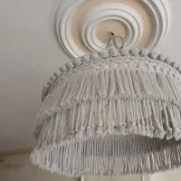 لوستر بزرگ قطر ۶۰ مکرومه|لوستر و چراغ آویز|تهران, پردیسان|دیوار