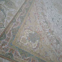 ۲عدد فرش ۹ متری ۱۲۰۰ شانه ابریشم دستباف گونه|فرش|میاندوآب, |دیوار