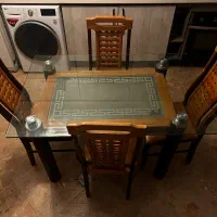 میز ناهار خوری ۴ نفره|میز و صندلی غذاخوری|قزوین, |دیوار