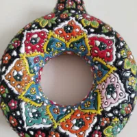 گلدان مینا کاری سالم درحد نو