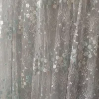 پرده گل برجسته گیپور|پرده، رانر، رومیزی|اهواز, کوی مهدیس|دیوار