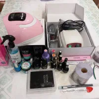 وسایل کاشت ناخن کاملا نو بدون یکبار استفاده|آرایشی، بهداشتی، درمانی|شاهرود, |دیوار