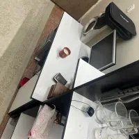 میز کامپیتر با قفسه مجزا ام دی اف