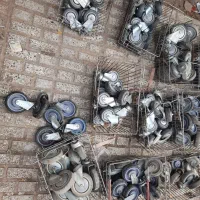 چرخ ورقی صنعتی گردان سایز 10 و 12 النی و پیچی|فروشگاه و مغازه|مشهد, کوشش|دیوار