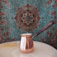 قهوه جوش مسی/ظروف مسی/شیر جوش/تولیدی کویر مس|قوری، کتری، قهوهساز دستی|یزد, |دیوار