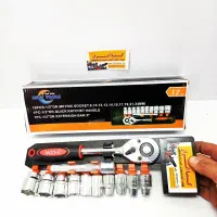 جعبه بکس ۱۲ پارچه ریلی y-cow (سایز۸تا۲۴) بوکس آچار|ابزارآلات|شهرکرد, |دیوار