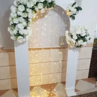 گل آرایی جایگاه عروس با گل مصنوعی و طبیعی|خدمات پذیرایی، مراسم|کرمان, |دیوار