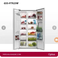 یخچال فریزر ساید بای ساید جی پلاس مدل۷۹۲۳|یخچال و فریزر|گرگان, |دیوار