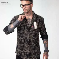 پیراهن بوکله طرح دو کد SR2 کتونی بازار امین