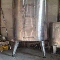 میکسر500لیتری دوجداره استیل مخزن پاتیل گردن 6تن2تن