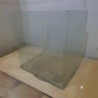 اکواریم ۶۰ لیتری و ۱۰ لیتری شیشه خم