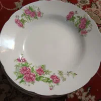 بشقاب گل سرخی اصل ژاپن