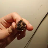 یک عدد انگشتر  ، یک عدد هم پلاک