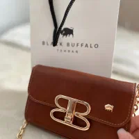 کیف دوشی چرم بوفالو عسلی