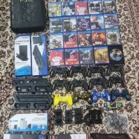 بازی و کیف و روکش دسته و دسته و فن شارژر ps4