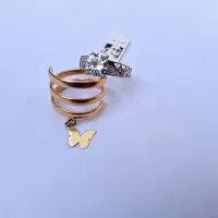 انگشتر طلا نو استفاده نشده ،برچسب وزن هنوز روشه