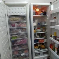 یخچال فریزر دو قلو مارک الکترواستیل|یخچال و فریزر|قائن, |دیوار